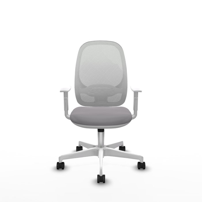 PIQUERAS Y CRESPO Silla de oficina Cilanco Gris y Blanco