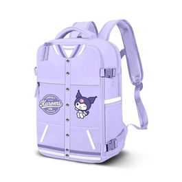 Karactermania Hello Kitty Kuromi Varsity Mochila Mercury 2.0 Viaje Cabina Avión 40x20x25cm Malva