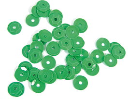 Innspiro Lentejuela opaca verde 7mm 500gr