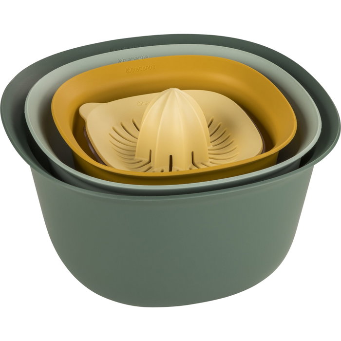 Brabantia Set de Cuencos para Mezclar TASTY+ Mixed Brabantia Set de Cuencos para Mezclar TASTY+ Mixed