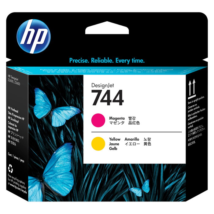 HP Cabezal de impresión DesignJet 744 Magenta y Amarillo F9J87A