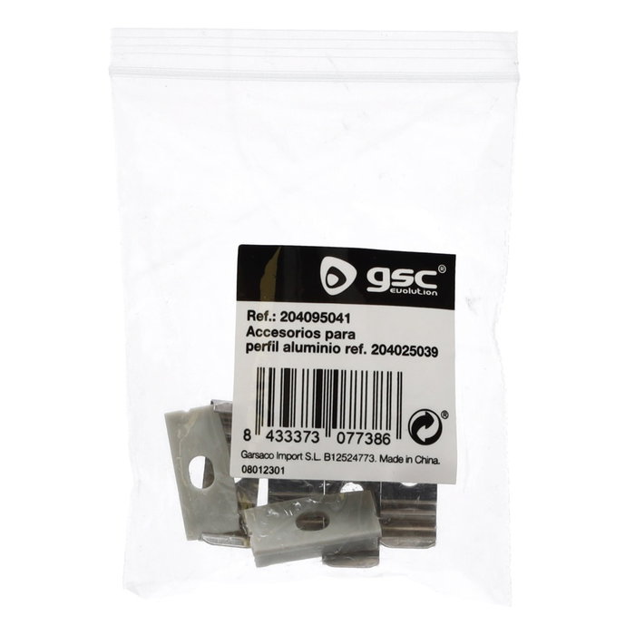 GSC Evolution Accesorios para perfil aluminio ref. 204025039 GSC Evolution Accesorios para perfil aluminio ref. 204025039