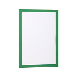 Durable Inforahmen Duraframe A4 Autoadhesivo Verde Pack de 2