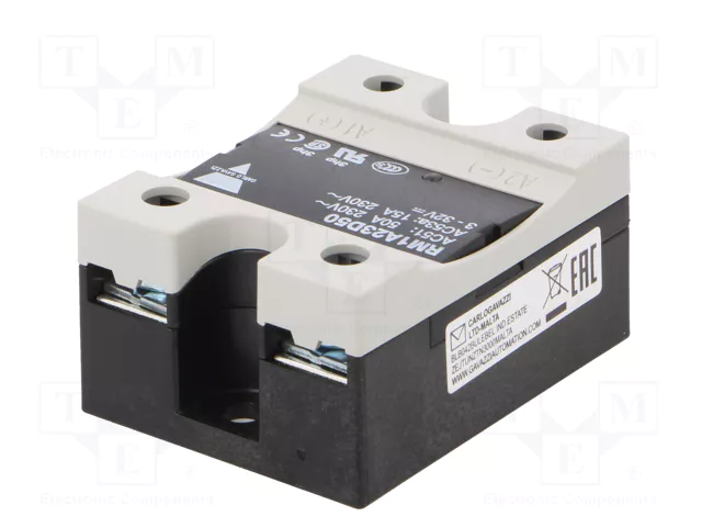 CARLO GAVAZZI RM1A23D50 Relé de semiconductor monofásico 50A 24÷265VAC