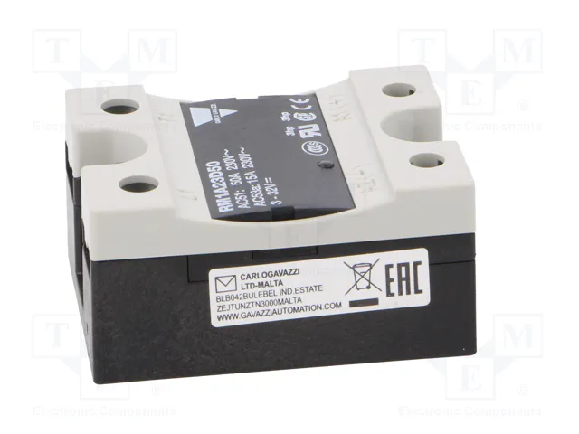 CARLO GAVAZZI RM1A23D50 Relé de semiconductor monofásico 50A 24÷265VAC