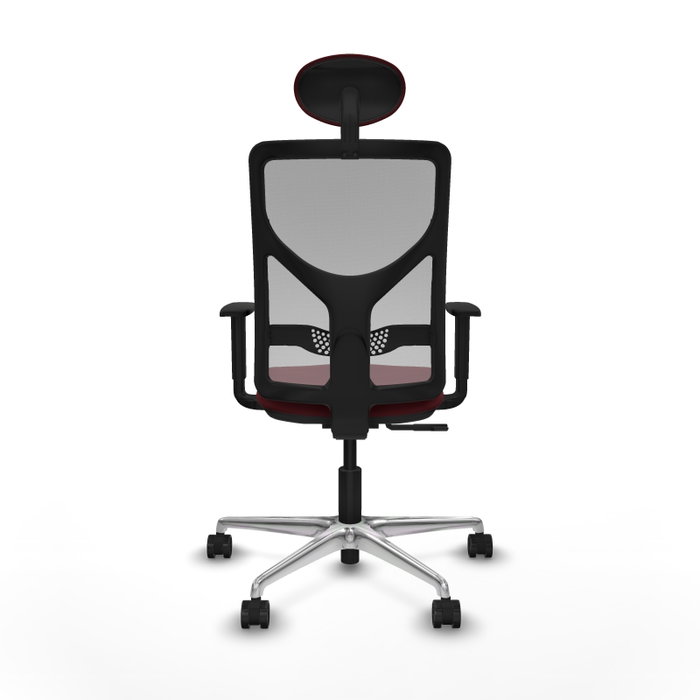 PIQUERAS Y CRESPO Silla de oficina Motilla con mecanismo Sincro, Granate y Gris PIQUERAS Y CRESPO Silla de oficina Motilla con mecanismo Sincro, Granate y Gris