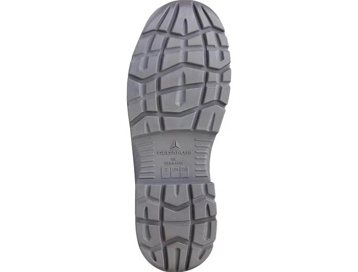 Deltaplus Zapatos de Seguridad Piel Crupon Pigmentada Suela PU Bi-Densidad Negro Talla 36 S1P-FO-A-E-SRC