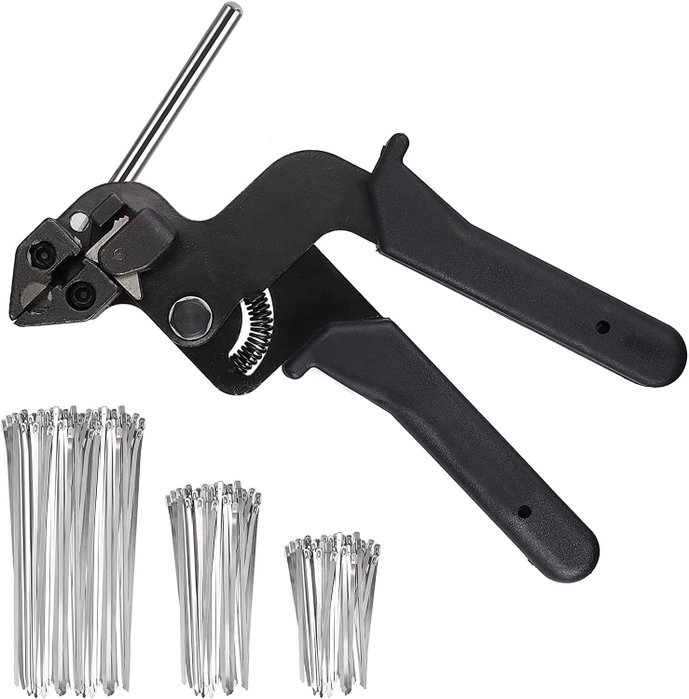 AVL Pistola Tensora de Bridas de Acero Inox 4.5 a 12 mm con Cortador