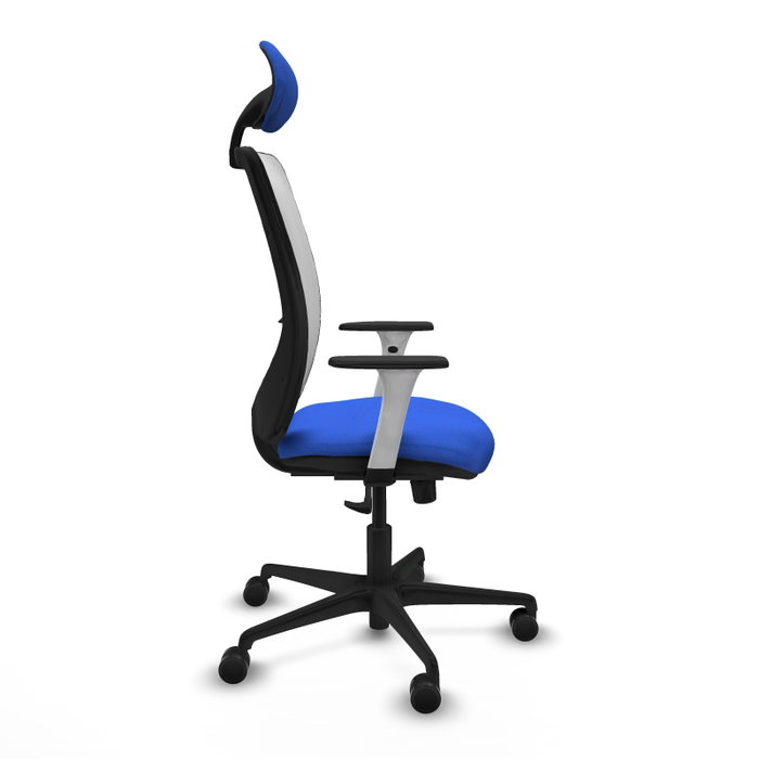 PIQUERAS Y CRESPO Silla de oficina Zulema con mecanismo Sincro, Azul y Blanco PIQUERAS Y CRESPO Silla de oficina Zulema con mecanismo Sincro, Azul y Blanco