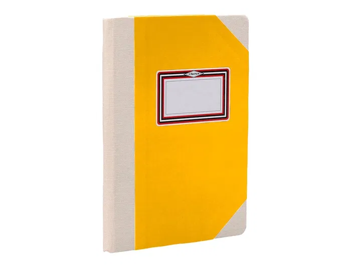 Fernandes Libro Cartone Cosido Din A6+ Liso 50 Hojas 100 Gr Amarillo Fernandes Libro Cartone Cosido Din A6+ Liso 50 Hojas 100 Gr Amarillo