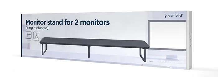 Gembird MS-TABLE2-01 Soporte para Monitor Negro