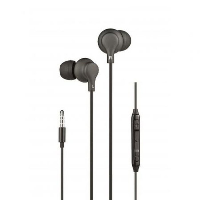 Daewoo DW2013 Auriculares In-ear con Micrófono y Control de Volumen Negro Daewoo DW2013 Auriculares In-ear con Micrófono y Control de Volumen Negro