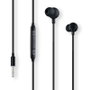 Daewoo Auriculares in-ear DW2013 con micrófono y control de volumen negro
