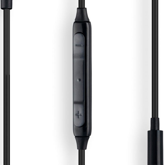 Daewoo Auriculares in-ear DW2013 con micrófono y control de volumen negro