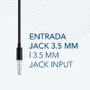 Daewoo Auriculares in-ear DW2013 con micrófono y control de volumen negro