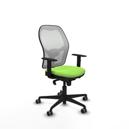PIQUERAS Y CRESPO Silla de oficina Jorquera Pistacho y Blanco