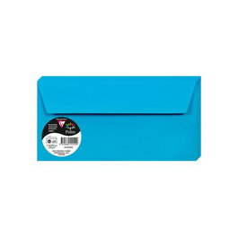 Sobre Clairefontaine Pollen 110X220 120G Azul Turquesa Paquete De 20