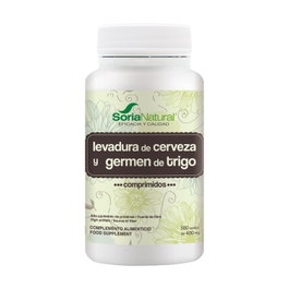Soria Natural Germen de Trigo y Levadura de Cerveza 500 comprimidos de 400mg