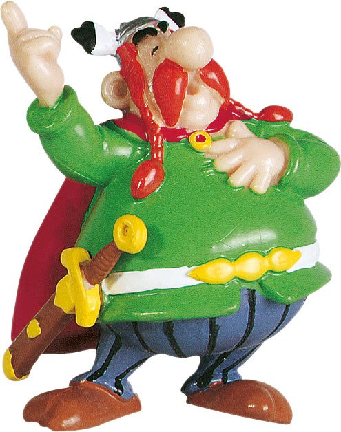 Plastoy Figura Jefe Abraracourcix de Astérix el Galo 6 cm Plastoy Figura Jefe Abraracourcix de Astérix el Galo 6 cm