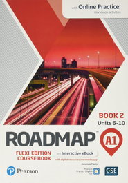 LONGMAN, ROADMAP A1 FLEXI EDITION COURSE BOOK 2 WITH EBOOK AND ONLINE PRACTICE AC