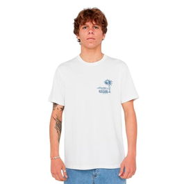 Camiseta de Manga Corta Hombre Rip Curl Sportline Tubular Tee Blanco 15-16 Años