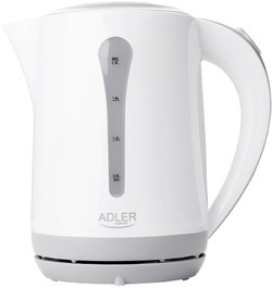 Adler AD 1244 Hervidor eléctrico 2,5 L Blanco