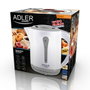 Adler AD 1244 Hervidor eléctrico 2,5 L Blanco