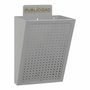 Arregui Cesta de publicidad E2302, acero, plata, 22 x 19 x 35,5 cm