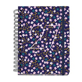 Agenda Anual (2026-27) Miquelrius 18 Meses Wire-O Tapa Extra Plus 4º 156X213 S/V Apais. Lilac Petite