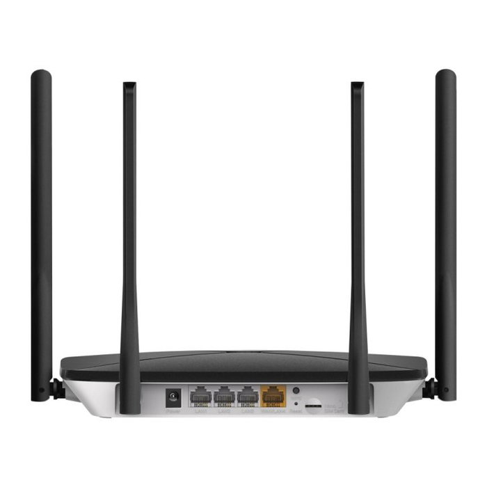 Mercusys Router 4G LTE MB115-4G N300 Inalámbrico con 4 Antenas Externas y 4 Puertos LAN