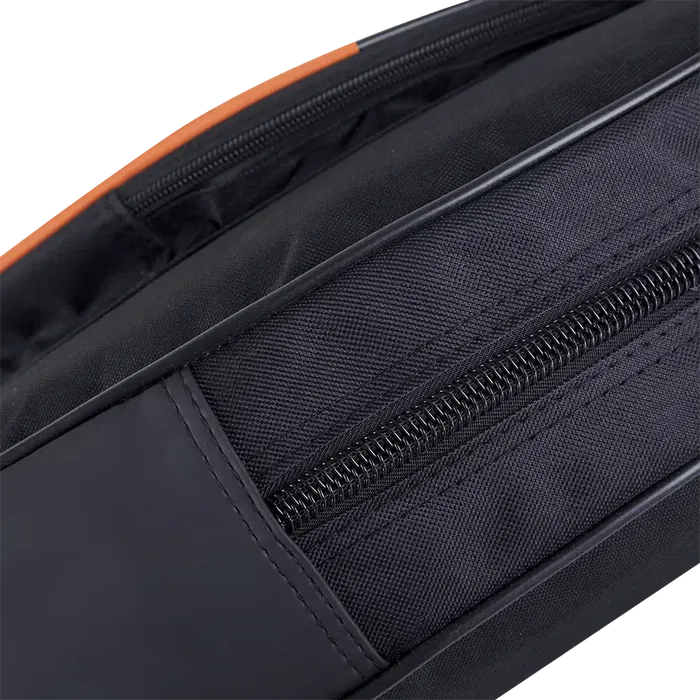 TOBAGO Funda para Platos de Batería Hasta 22" Negro Poliéster 600D Nylon 300D Acolchado 15mm Cremallera 10mm