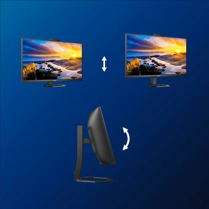 Philips 34E1C5600HE/00 Monitor Profesional Curvo 34'' WQHD USB-C Webcam Black