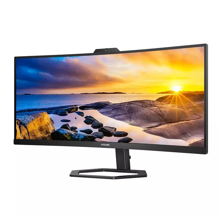 Philips 34E1C5600HE/00 Monitor Profesional Curvo 34'' WQHD USB-C Webcam Black