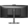Philips 34E1C5600HE Monitor Profesional Ultrapanorámico Curvo 34" WQHD Webcam USB-C Negro
