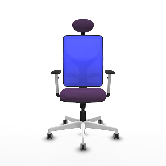 PIQUERAS Y CRESPO Silla de oficina Motilla con mecanismo Sincro, Morado y Azul PIQUERAS Y CRESPO Silla de oficina Motilla con mecanismo Sincro, Morado y Azul