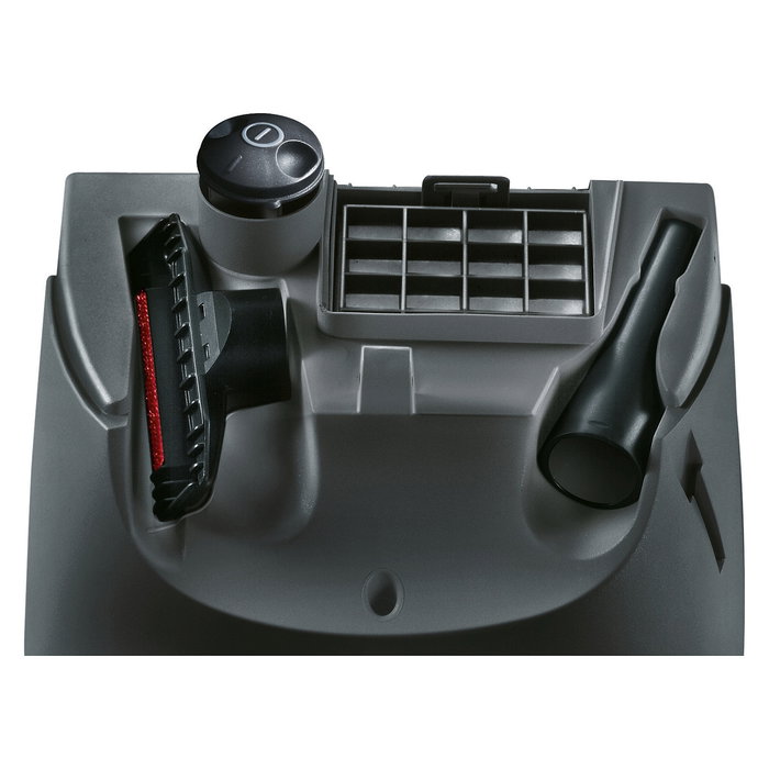 Siemens VSZ3B212 Aspiradora Cilíndrica con Bolsa, 600W, Capacidad 4L, 74 dB, Negro, para Suelo Duro y Alfombra