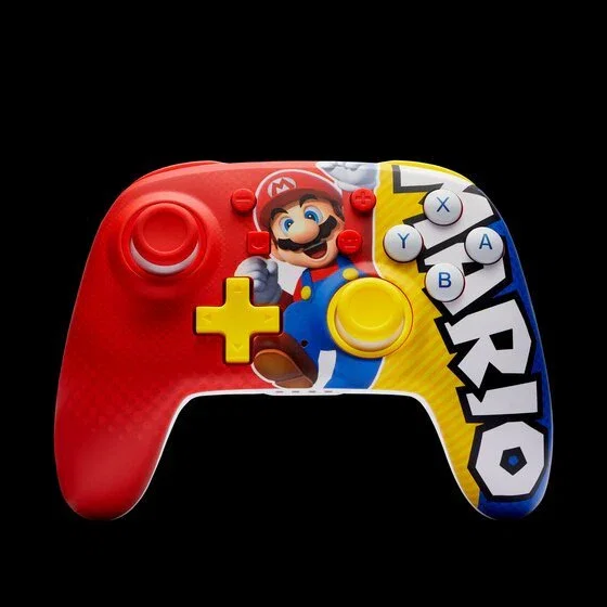 PowerA NSGP0295-01 Mando inalámbrico para Nintendo Switch, Gamepad Analógico/Digital Multicolor con Bluetooth y conexión alámbrica