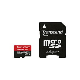 Transcend TS64GSDU3 MicroSDHC 128 GB Clase 10 U1 Tarjeta de Memoria Premium