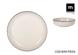 La Mediterranea Bol "Anllo" Nordic Ivory Brillo 18 cm (12 Unidades)