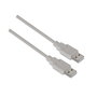 Aisens Cable USB 2.0 Tipo A Macho a Macho, 1m, Beige