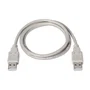 Aisens Cable USB 2.0 Tipo A Macho a Macho, 1m, Beige