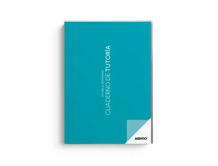 Additio Cuaderno de Tutoría A4 para Seguimiento del Alumnado PVC 64 Páginas Surtido