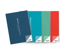 Additio Cuaderno de Tutoría A4 para Seguimiento del Alumnado PVC 64 Páginas Surtido