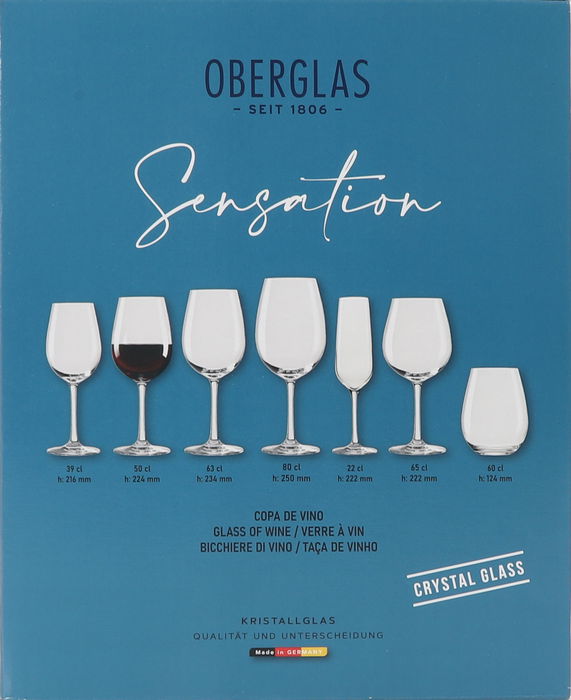 Oberglas Set 6 Copas de Vino Sensatio 50 cl
