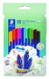 Staedtler Triplus Color 323 Rotuladores Triangulares de Colores Surtidos Estuche 10 ud