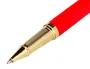 Belius Passion d'or Bolígrafo y Estuche Rojo y Dorado Tinta Azul Aluminio Textura Cepillada Caja Diseño Elegante Regalo.