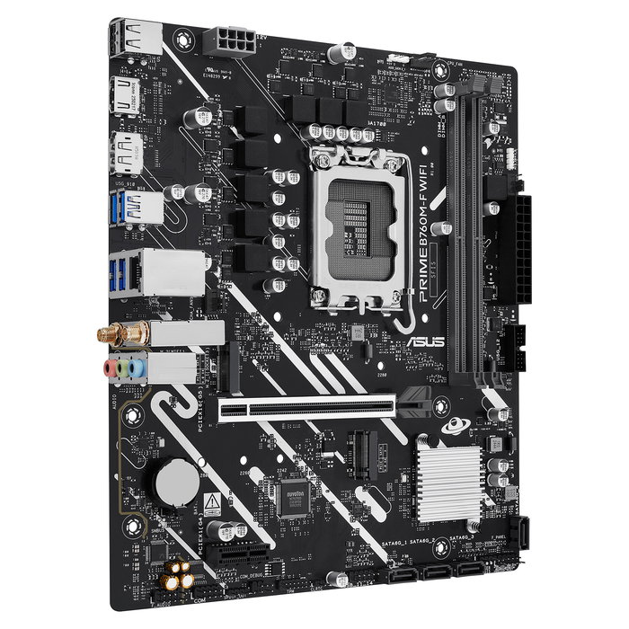 ASUS PRIME B760M-F WiFi Placa Base Intel B760 Micro ATX DDR5 con WiFi 6