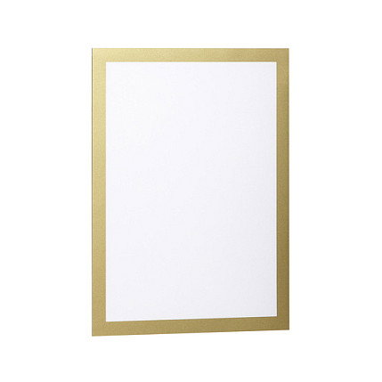 Durable Marco Porta Anuncios Duraframe A4 Oro Pack de 2