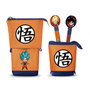 Karactermania Estuche Portatodo Dragon Ball Super con 2 Bolígrafos de Gel Borrables Multicolor