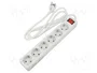 No-Name Goobay NK 600S-150 CS con 6 tomas de corriente y cable de 1,5 m